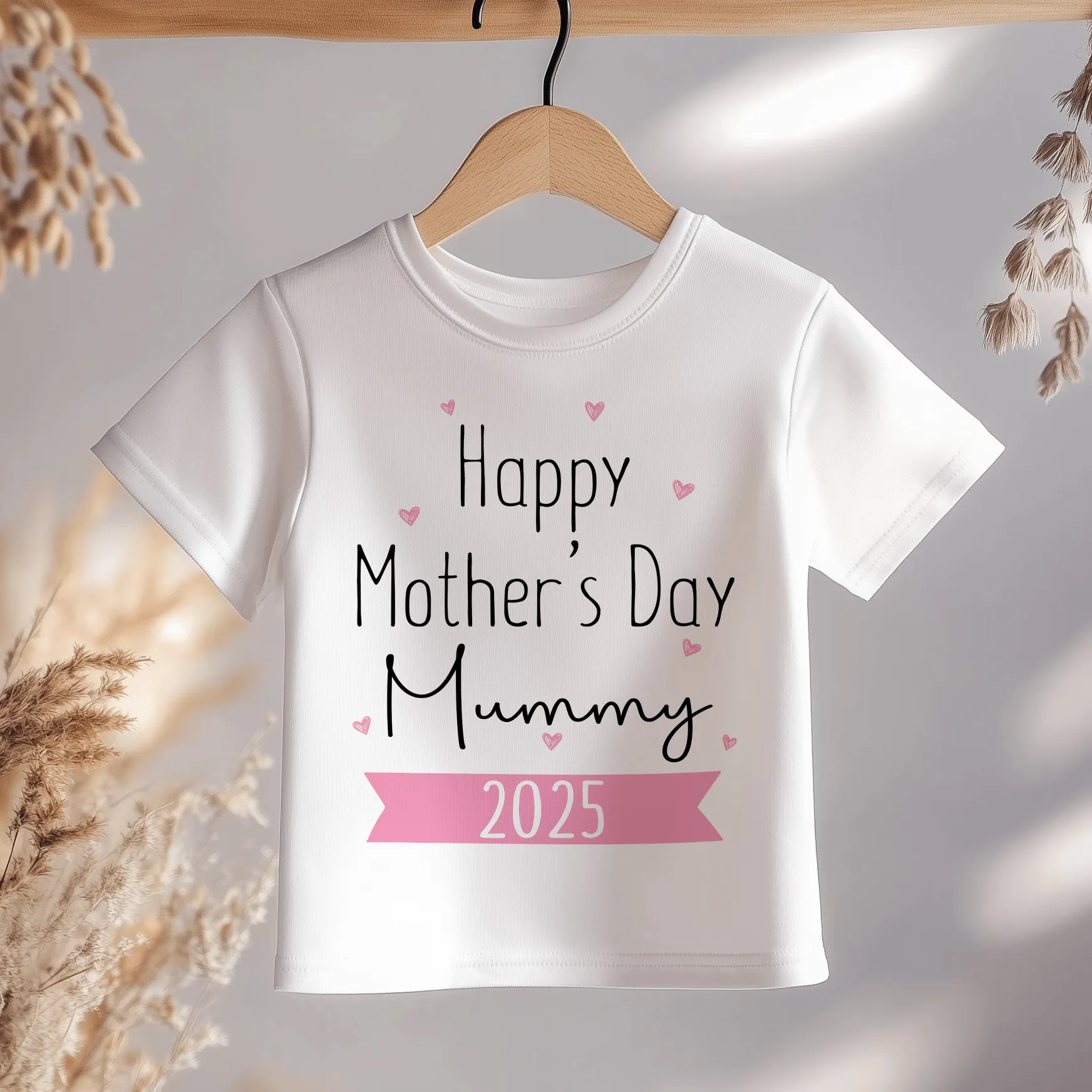 Happy Mother's Day Mummy Pink Style Toddler & Kids T Shirt
