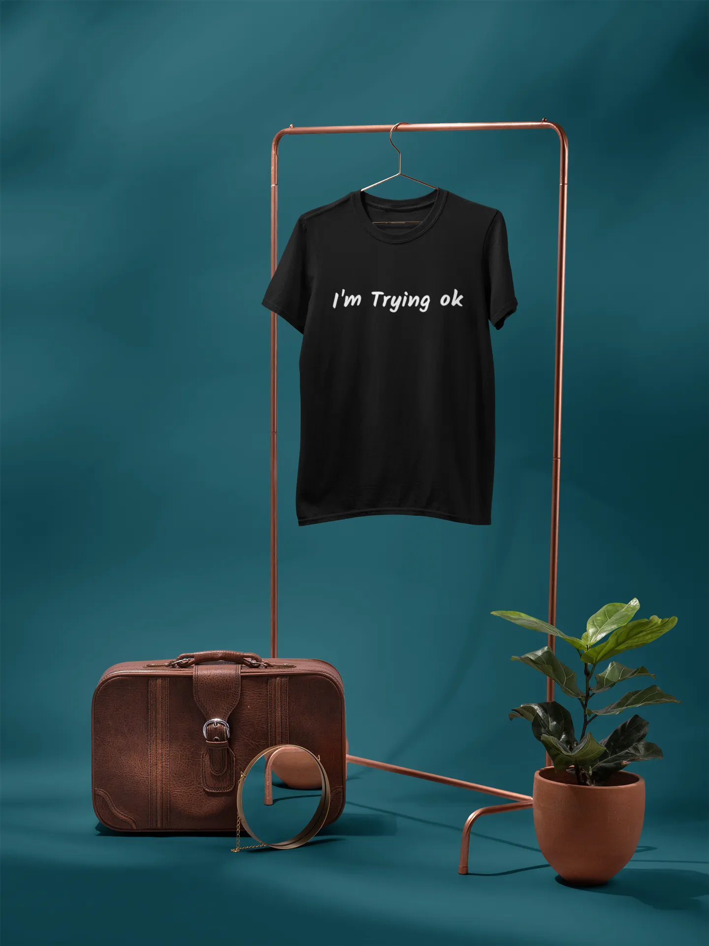 I'm Trying ok | Funny T-Shirt