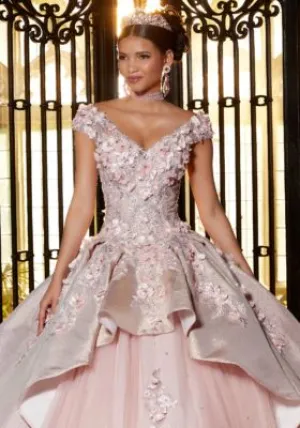 Iridescent Crystal Beaded Gown