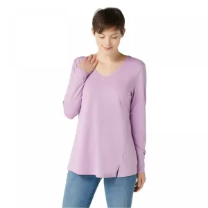 Isaac Mizrahi Live! Women's V-Neck Forward Seam Knit Top