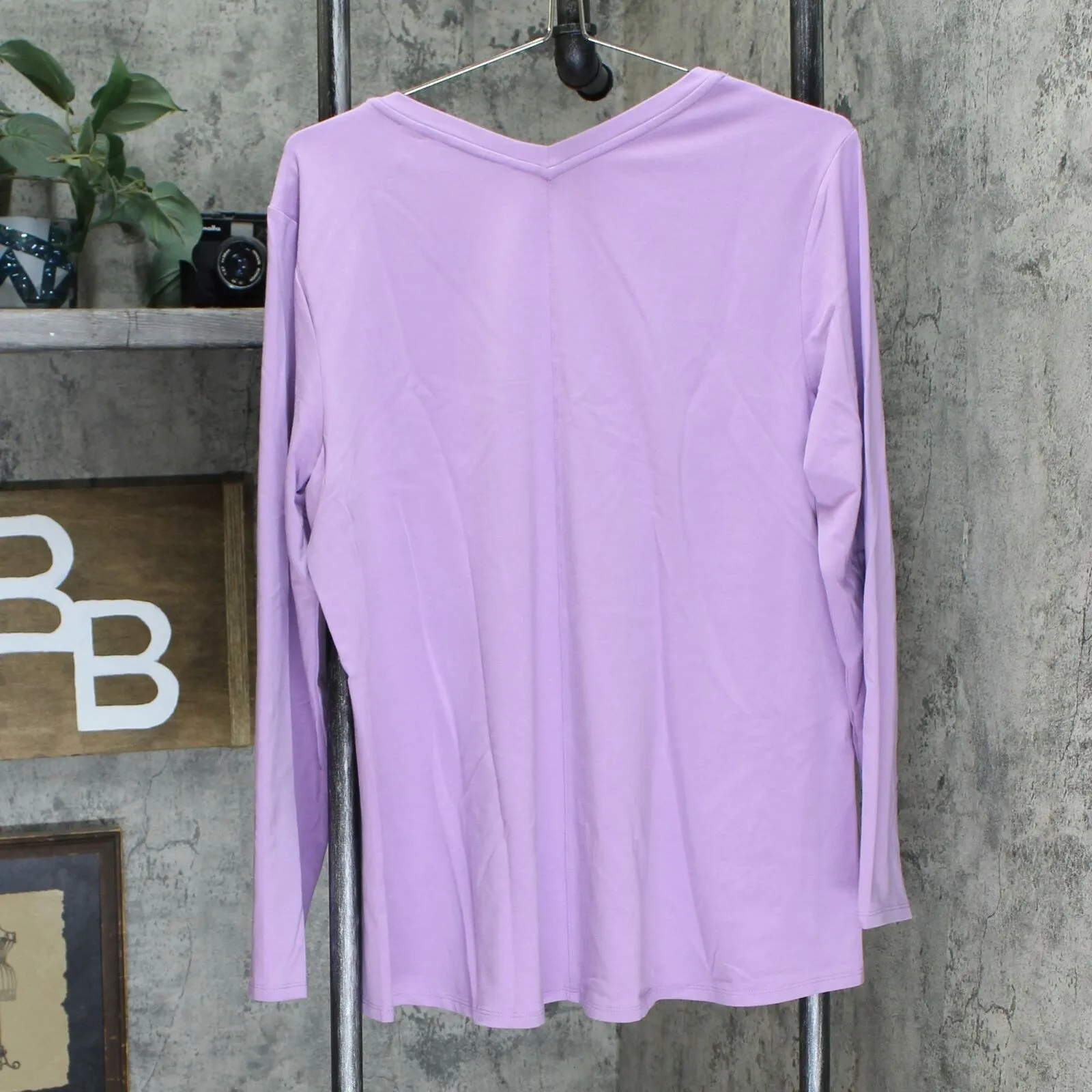 Isaac Mizrahi Live! Women's V-Neck Forward Seam Knit Top