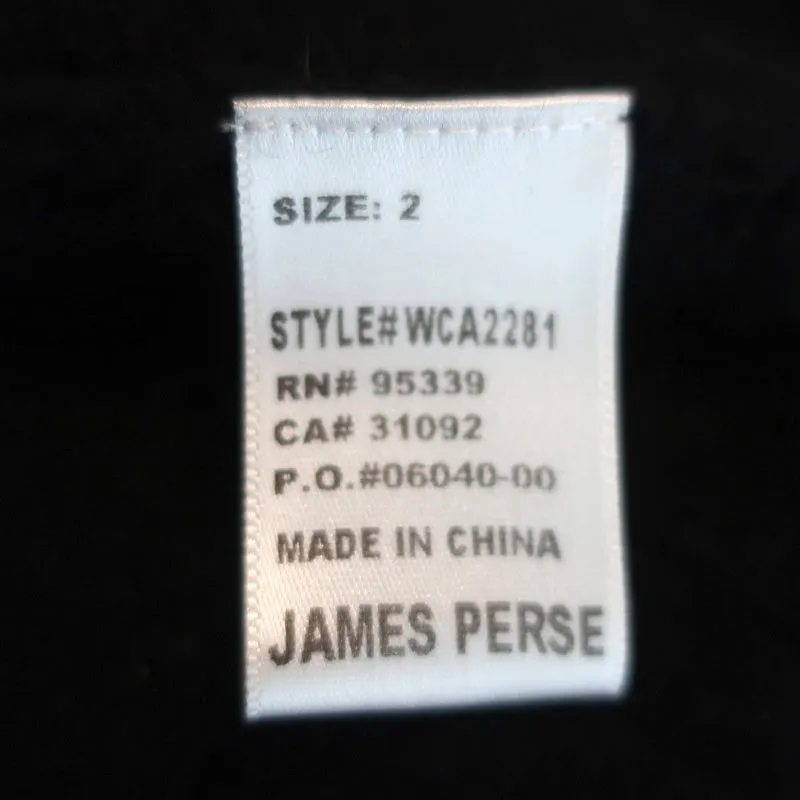 James Perse Cashmere Cardigan Black Size 2 Belted Sweater