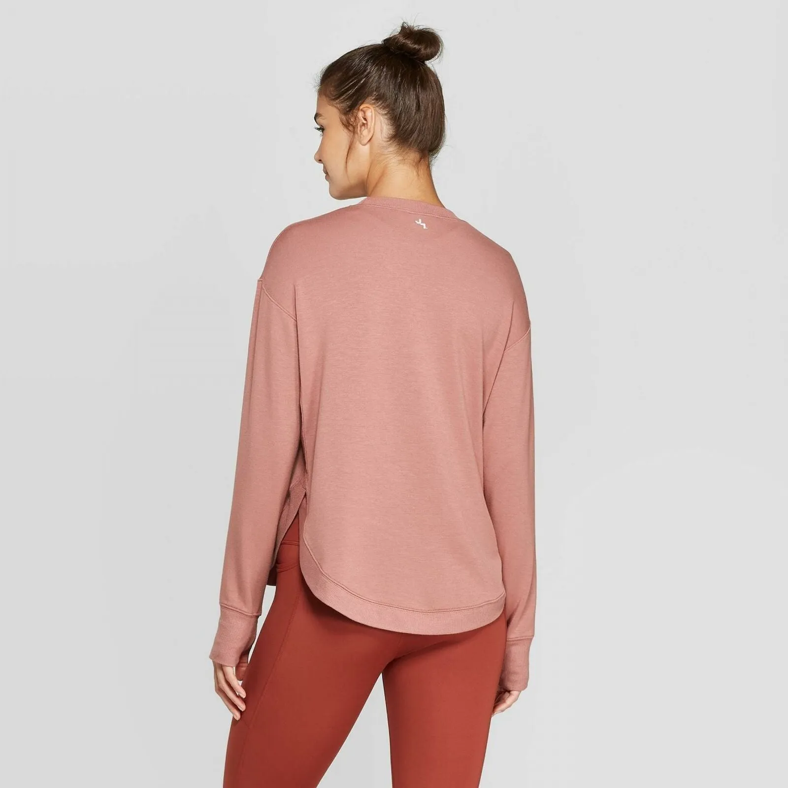 JoyLab Women's Cozy Curved Hem Sweatshirt