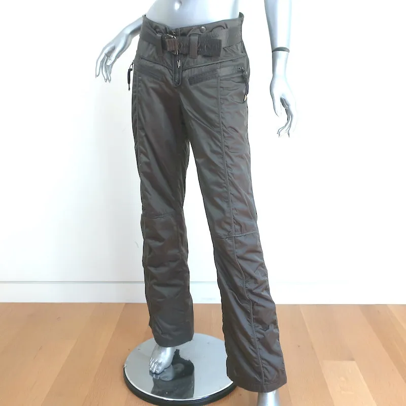 JSX-TREME Belted Ski Pants Olive Nylon Size 3