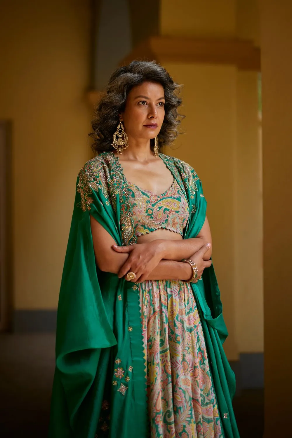 Juhi Cape Set