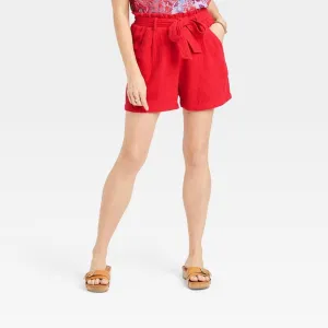 Knox Rose Women's Woven Eyelet Belted Shorts 84609710
