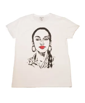LEGEND TEE WITH HAND PAINTED LIPS