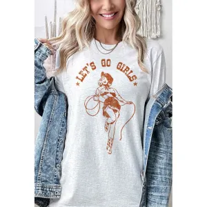 LETS GO GIRLS OVERSIZED GRAPHIC TEE / T-SHIRT