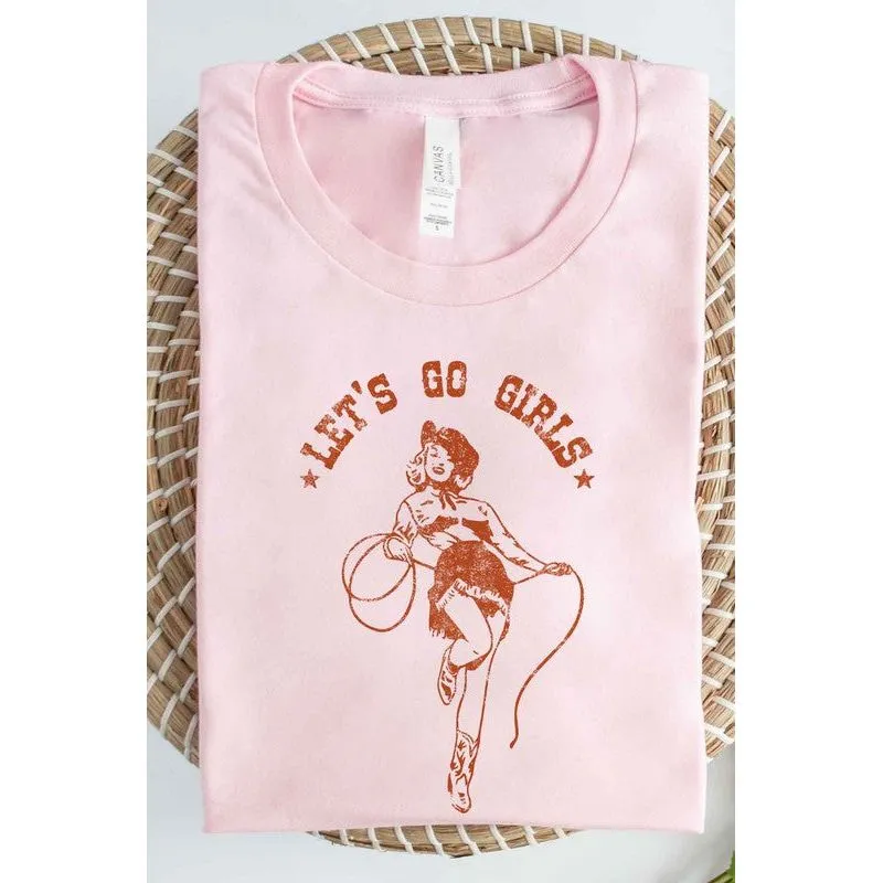 LETS GO GIRLS OVERSIZED GRAPHIC TEE / T-SHIRT