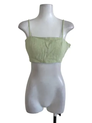 Lime Green Textured Top LB