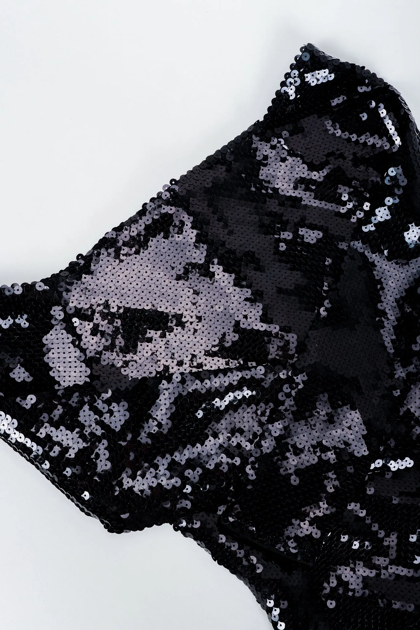 Liquid Sequin Off-The-Shoulder Dress