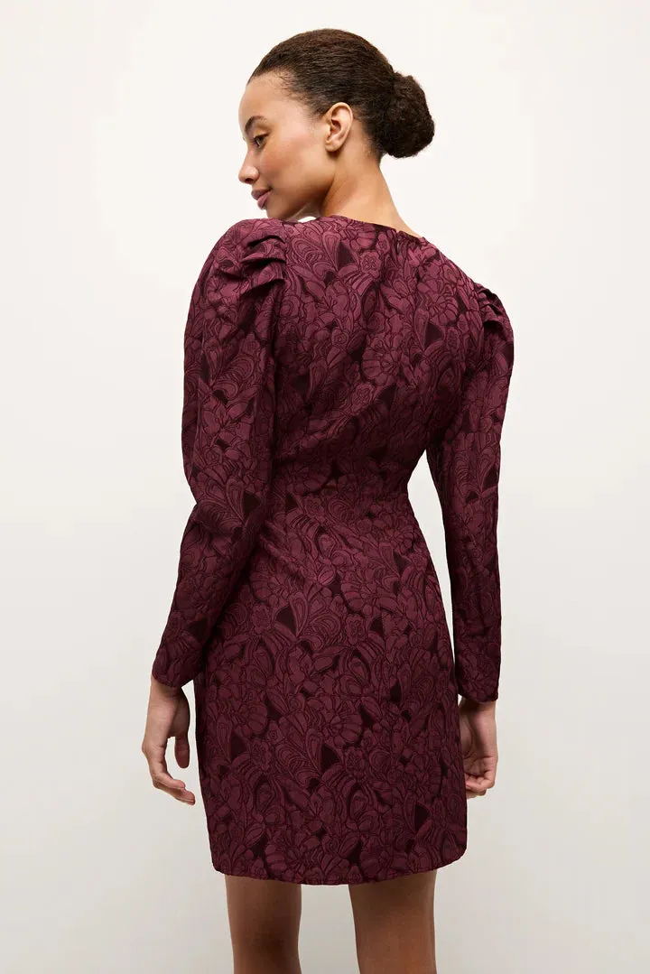 Livia Dress (Merlot)