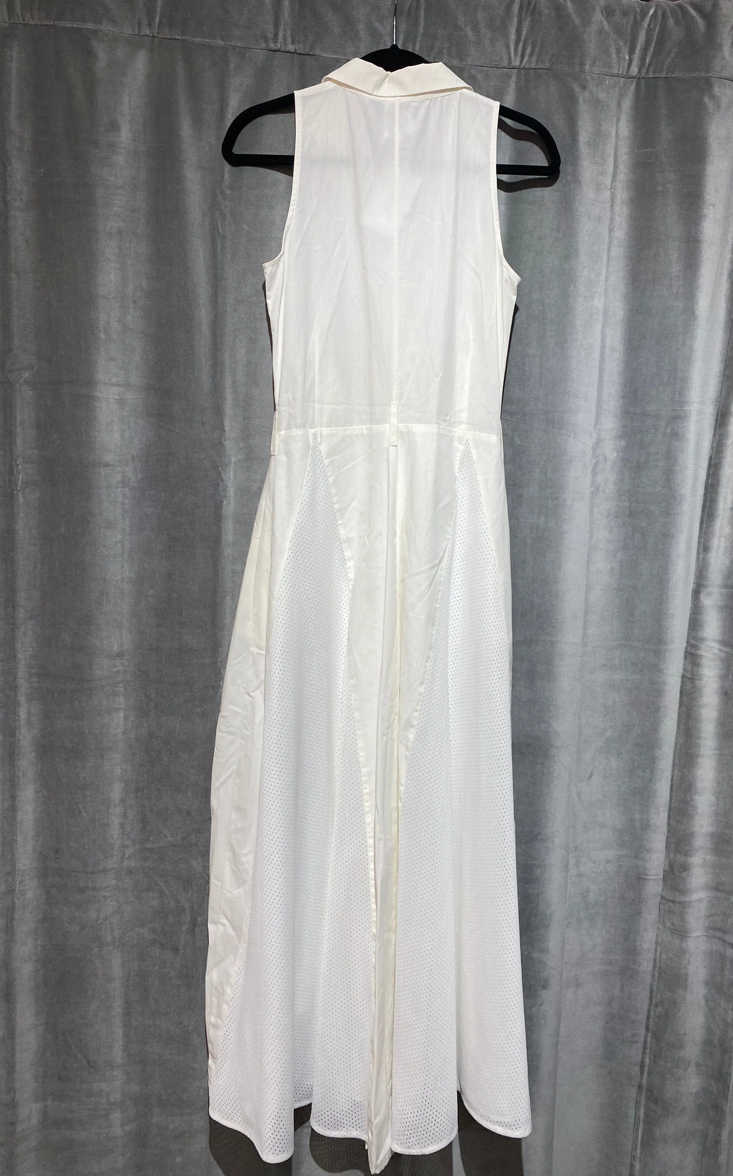 Manolo 'heart made quality' White Collared Cotton button Down Maxi Dress