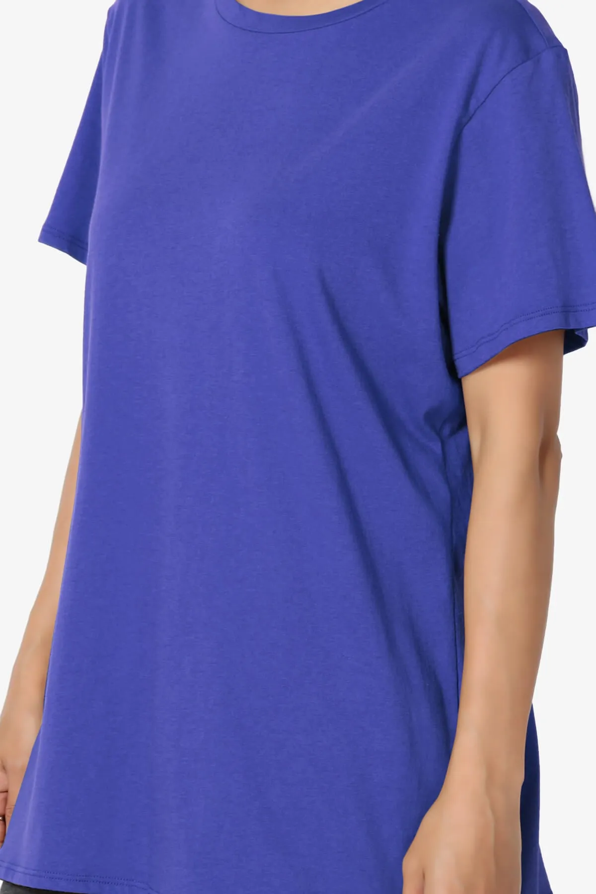 Mayra O Neck Cotton Boyfriend Tee