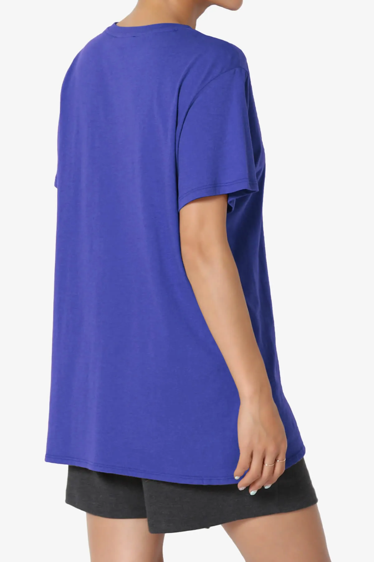 Mayra O Neck Cotton Boyfriend Tee