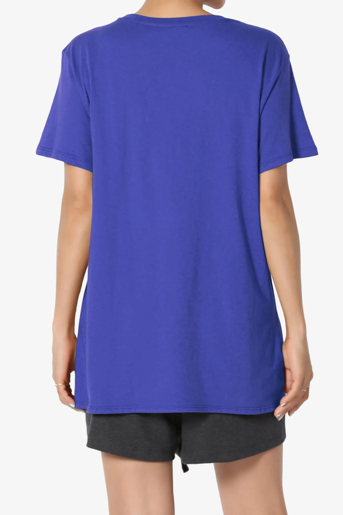 Mayra O Neck Cotton Boyfriend Tee