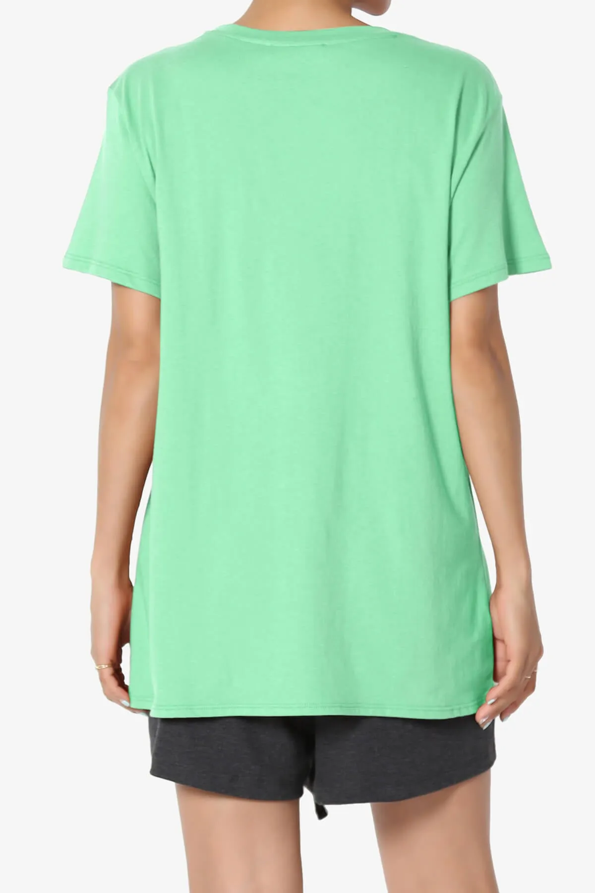 Mayra O Neck Cotton Boyfriend Tee