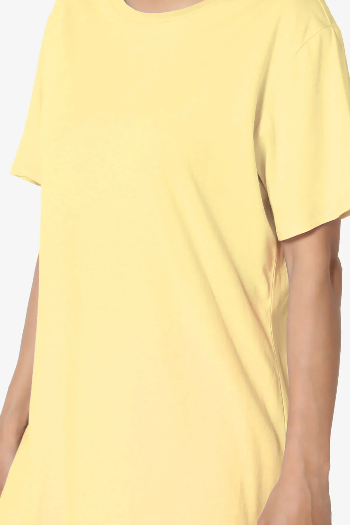 Mayra O Neck Cotton Boyfriend Tee