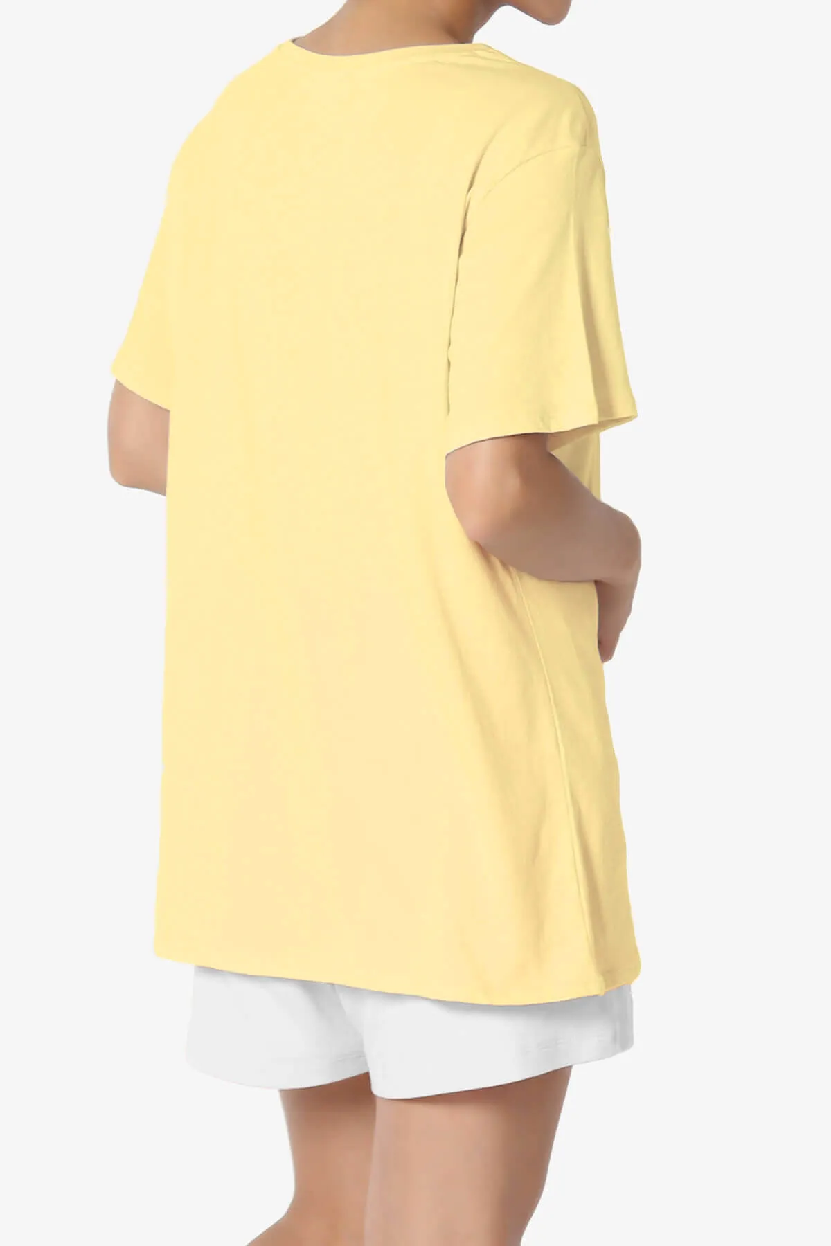 Mayra O Neck Cotton Boyfriend Tee