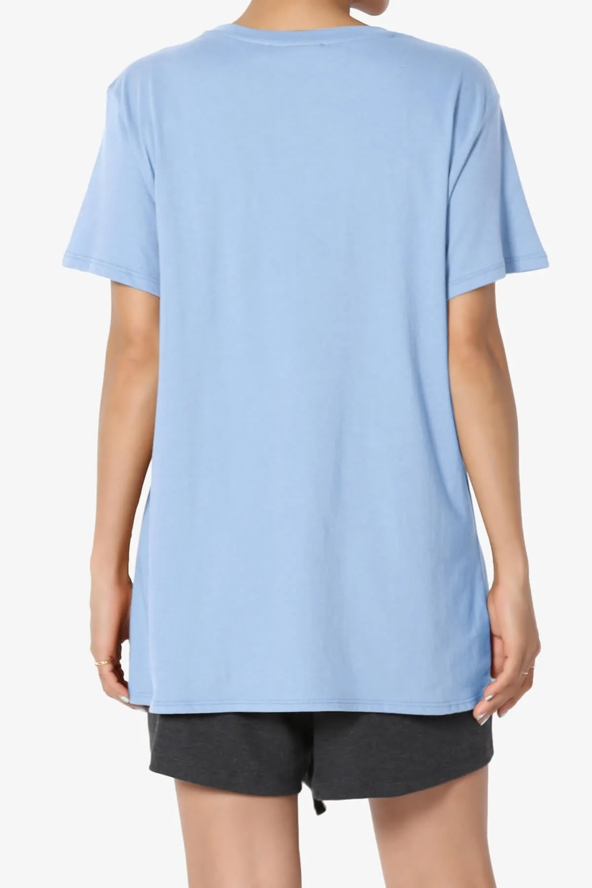 Mayra O Neck Cotton Boyfriend Tee