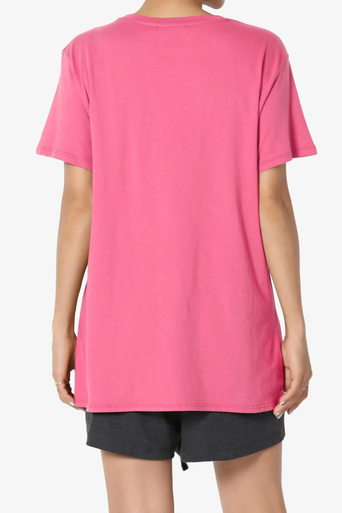 Mayra O Neck Cotton Boyfriend Tee