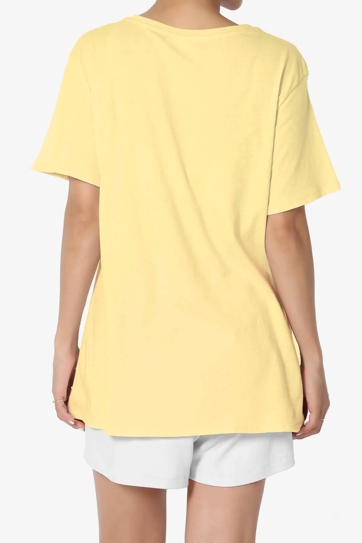 Mayra O Neck Cotton Boyfriend Tee