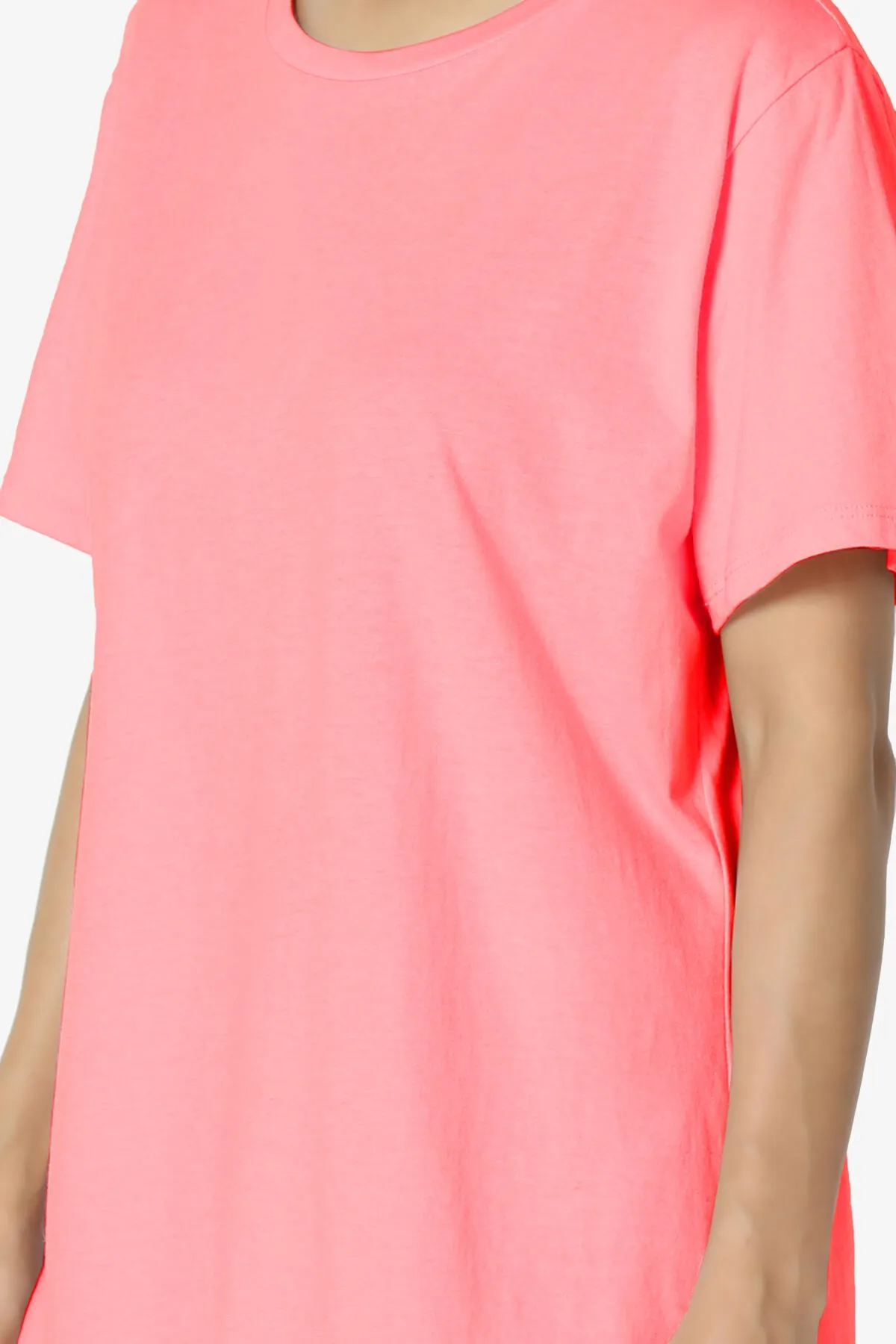 Mayra O Neck Cotton Boyfriend Tee
