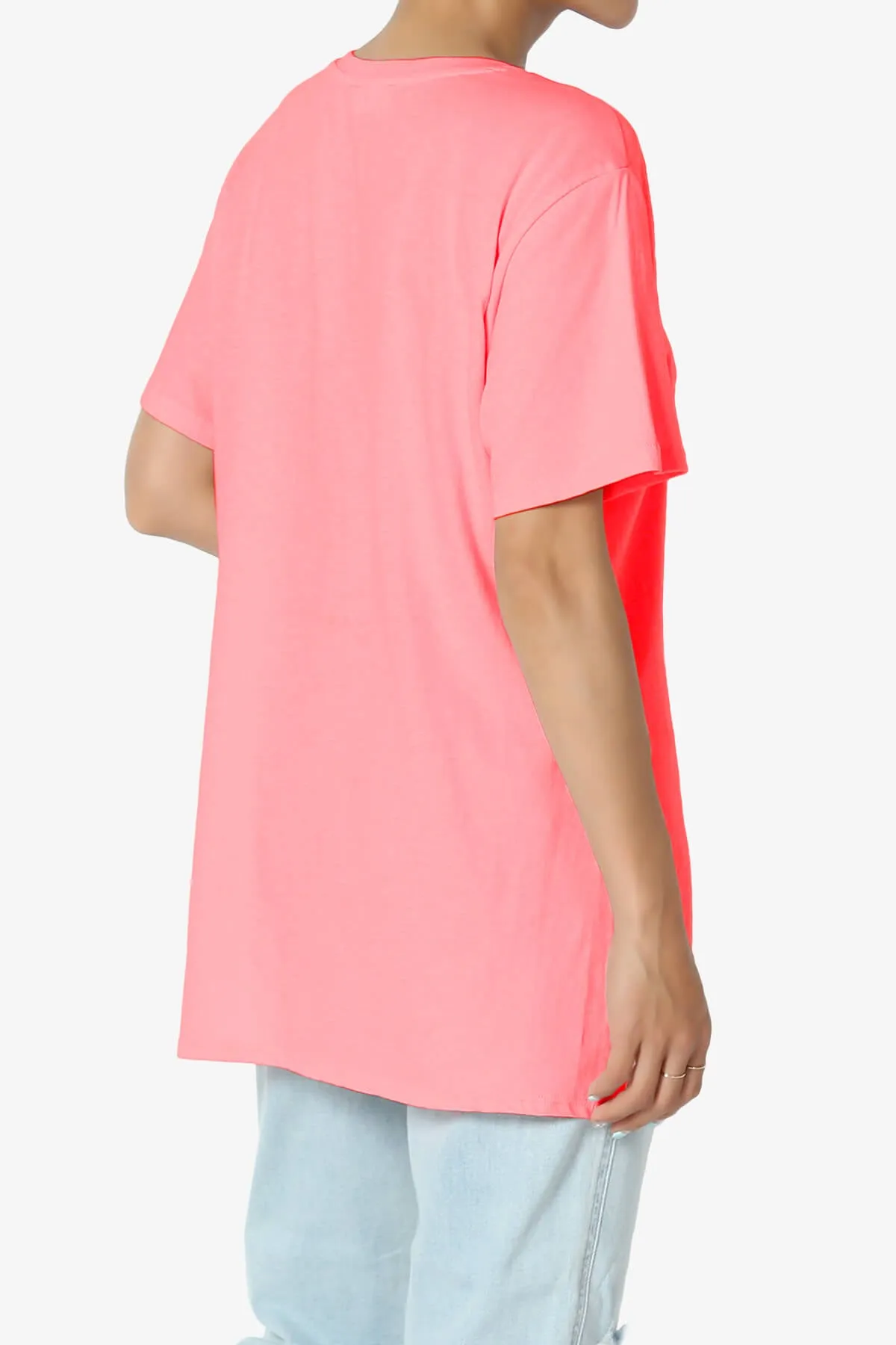 Mayra O Neck Cotton Boyfriend Tee