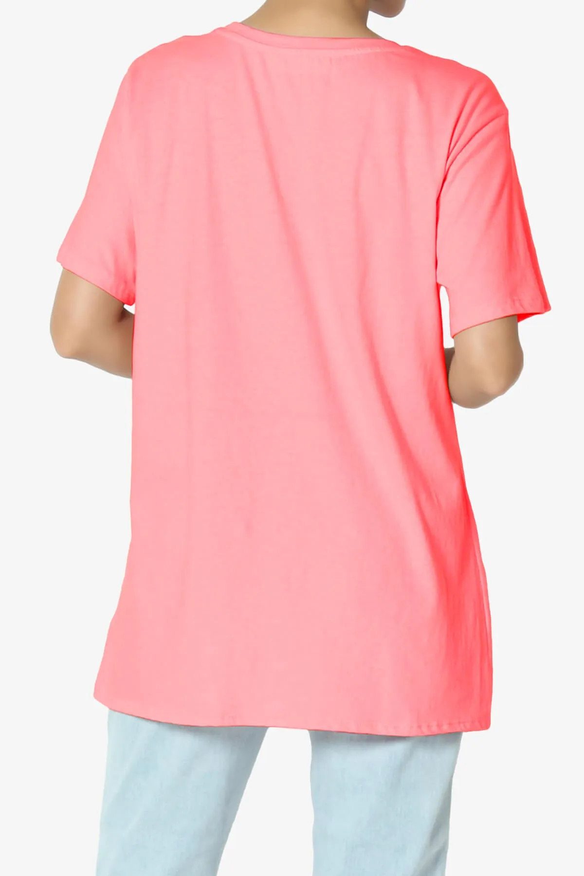 Mayra O Neck Cotton Boyfriend Tee