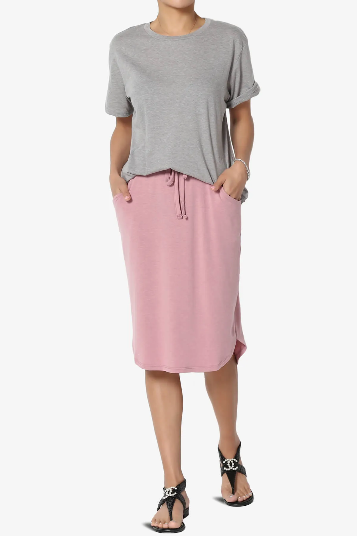 Mayra O Neck Cotton Boyfriend Tee