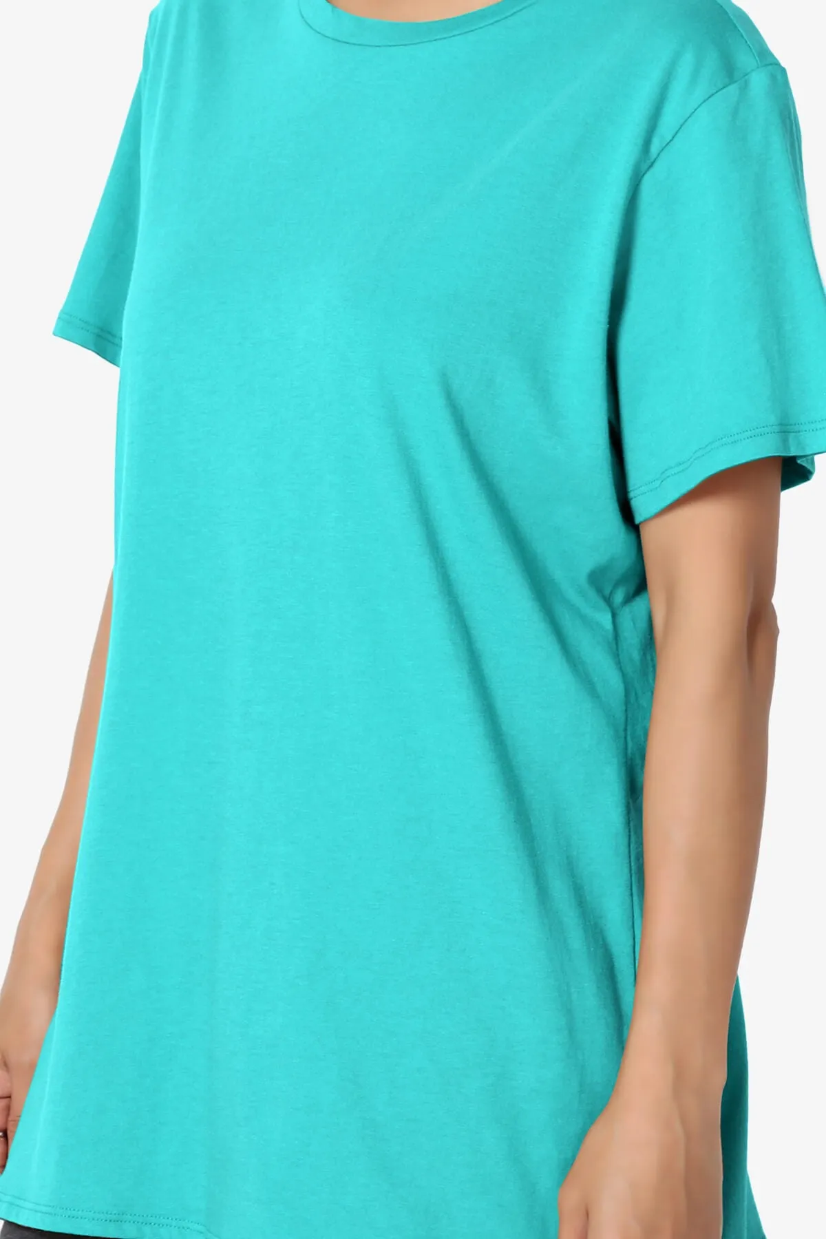 Mayra O Neck Cotton Boyfriend Tee