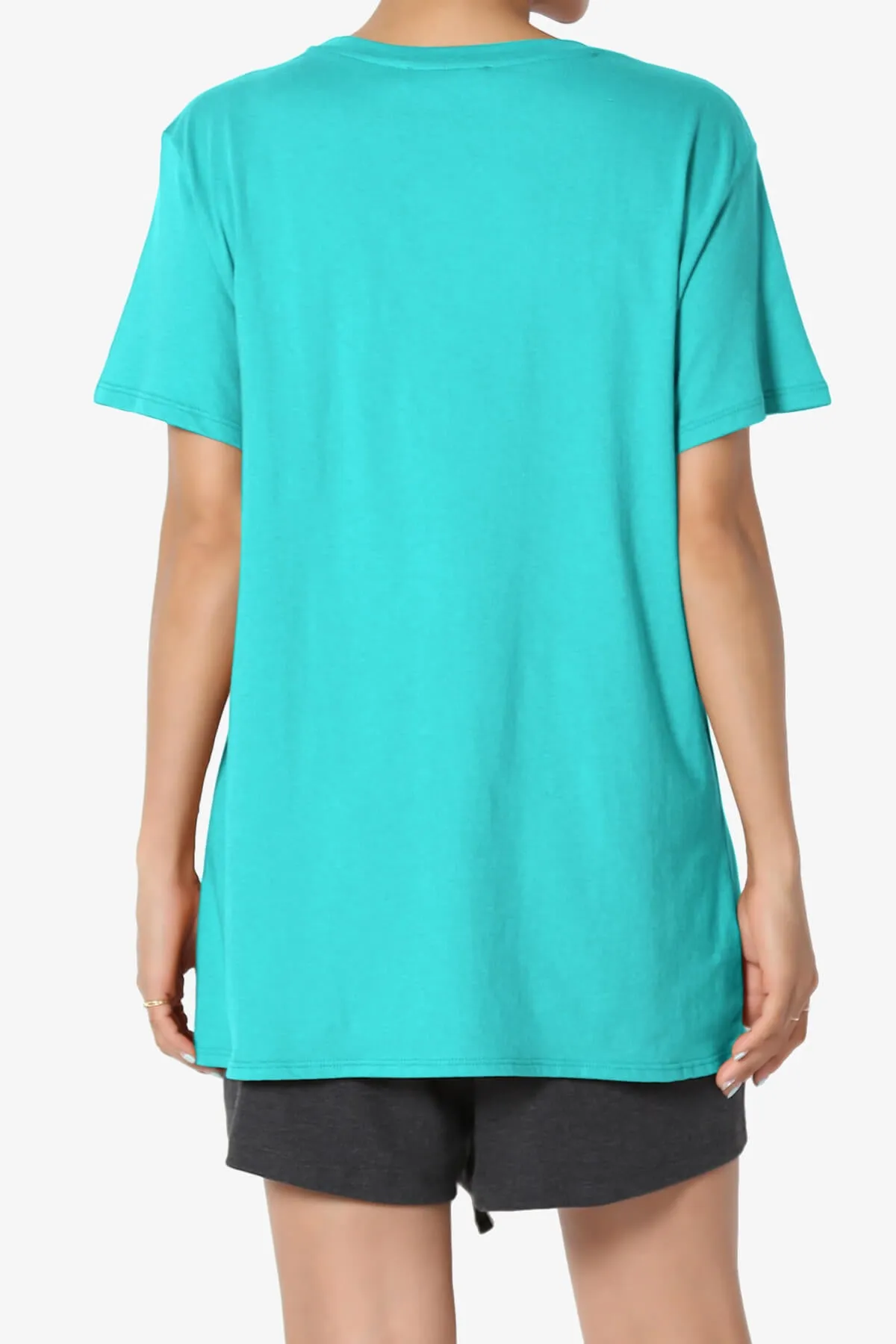 Mayra O Neck Cotton Boyfriend Tee