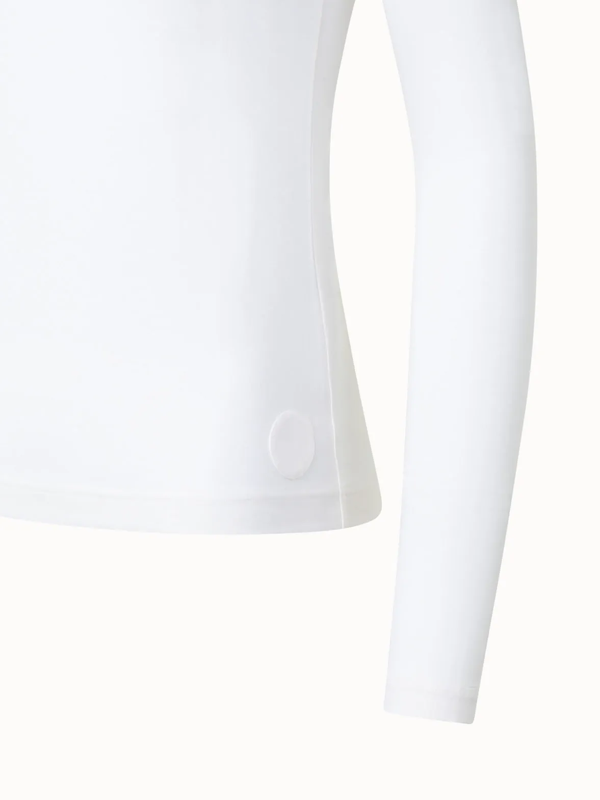 Mock Neck Shirt in Modal Jersey