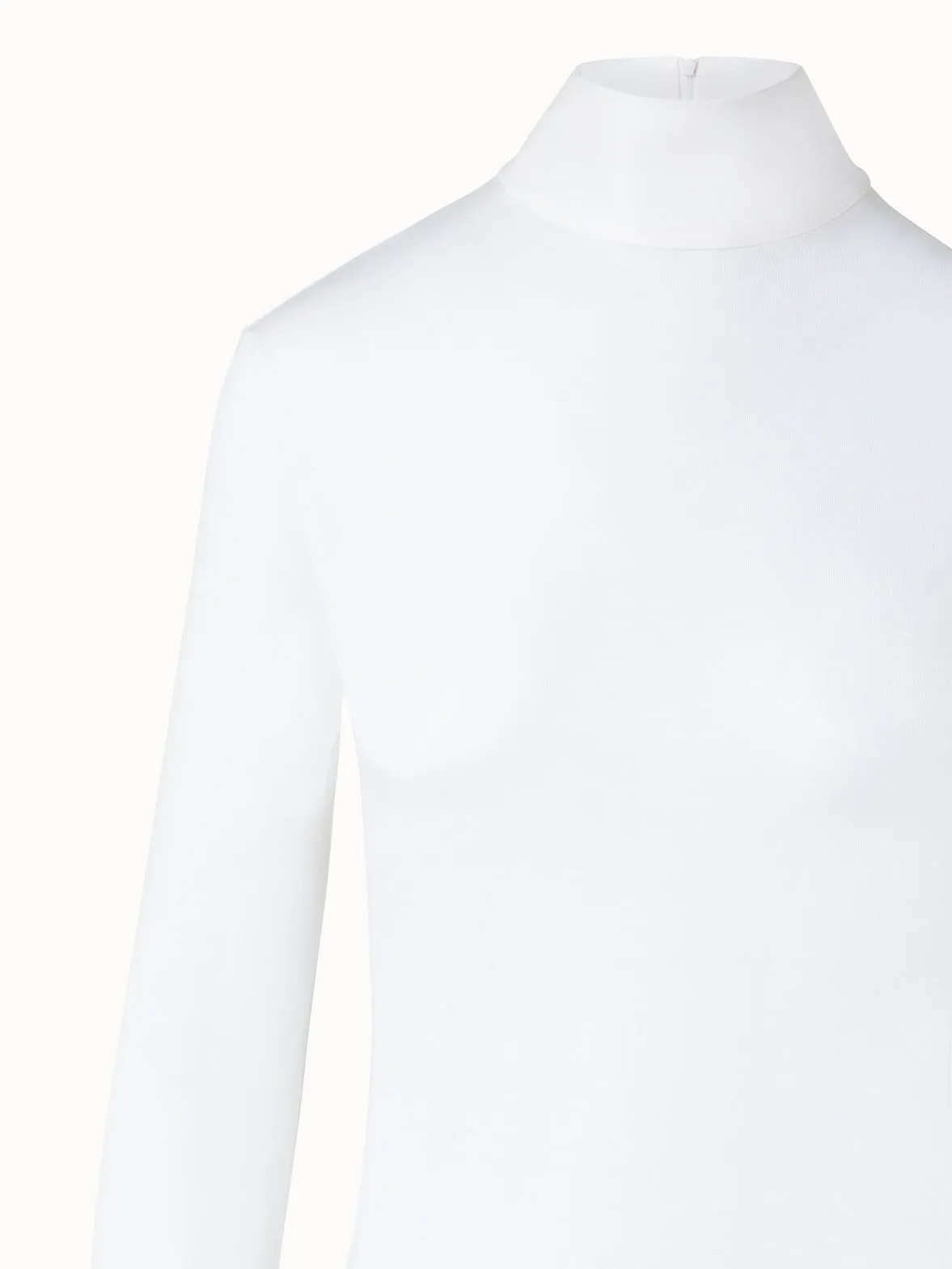 Mock Neck Shirt in Modal Jersey