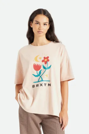 Moonlight Oversized Boyfriend Tee - Rose Dust