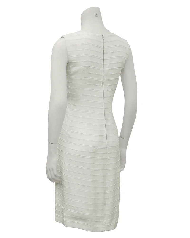Navy & White Dress and Coat Ensemble