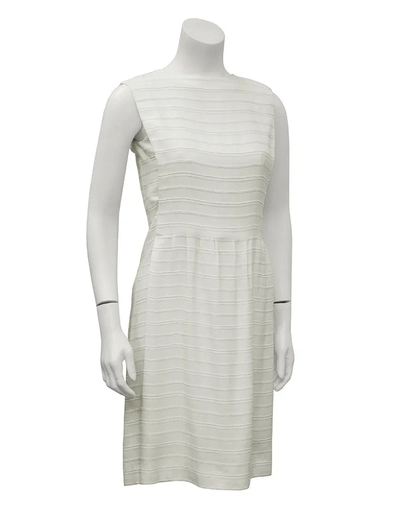 Navy & White Dress and Coat Ensemble