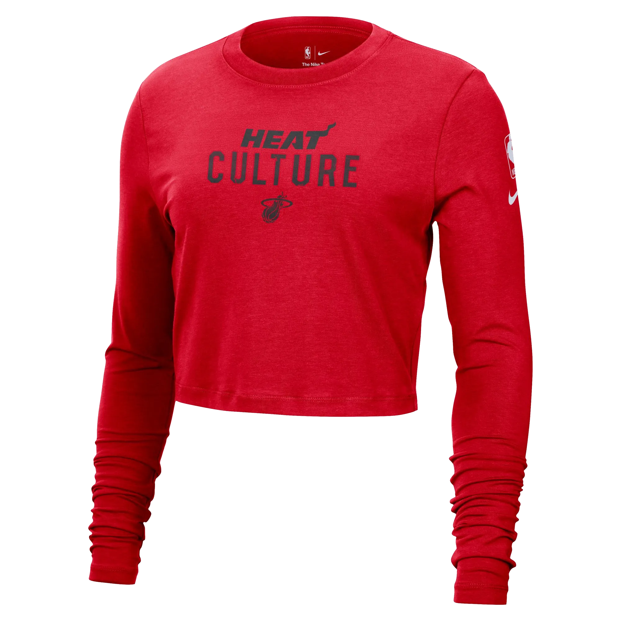 Nike HEAT Culture: Blood Red Women's Cropped Long Sleeve Tee