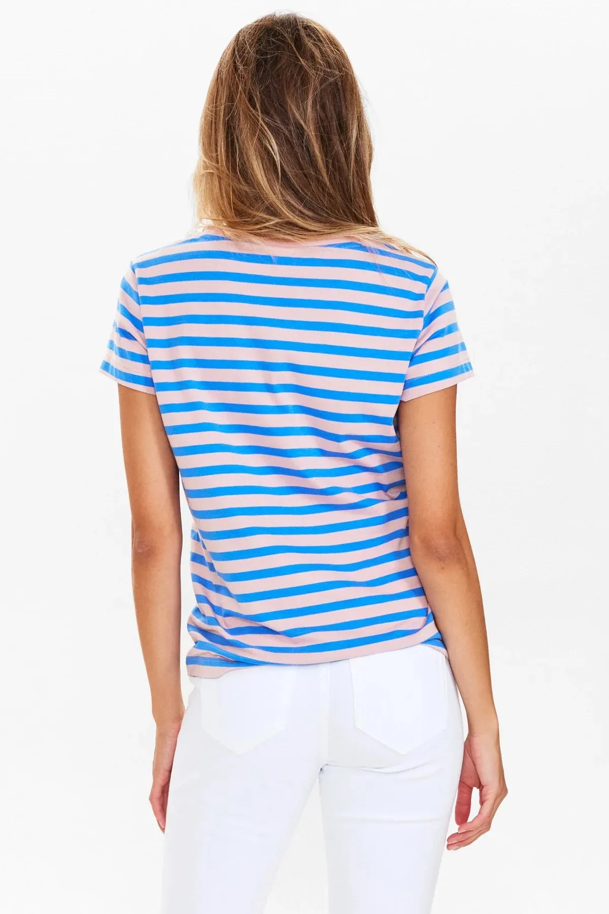 NUDAIMI T-SHIRT -Palace blue stripe T Shirt