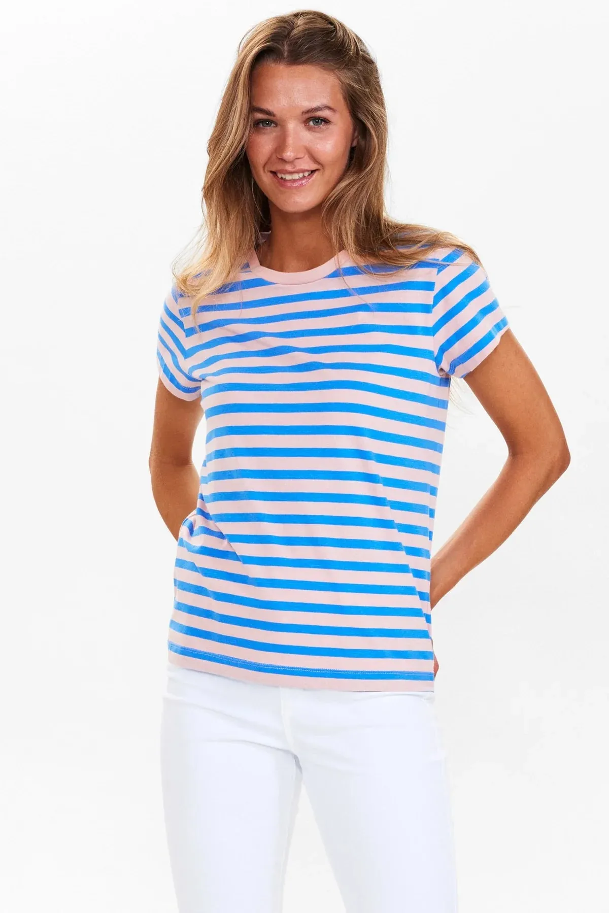 NUDAIMI T-SHIRT -Palace blue stripe T Shirt