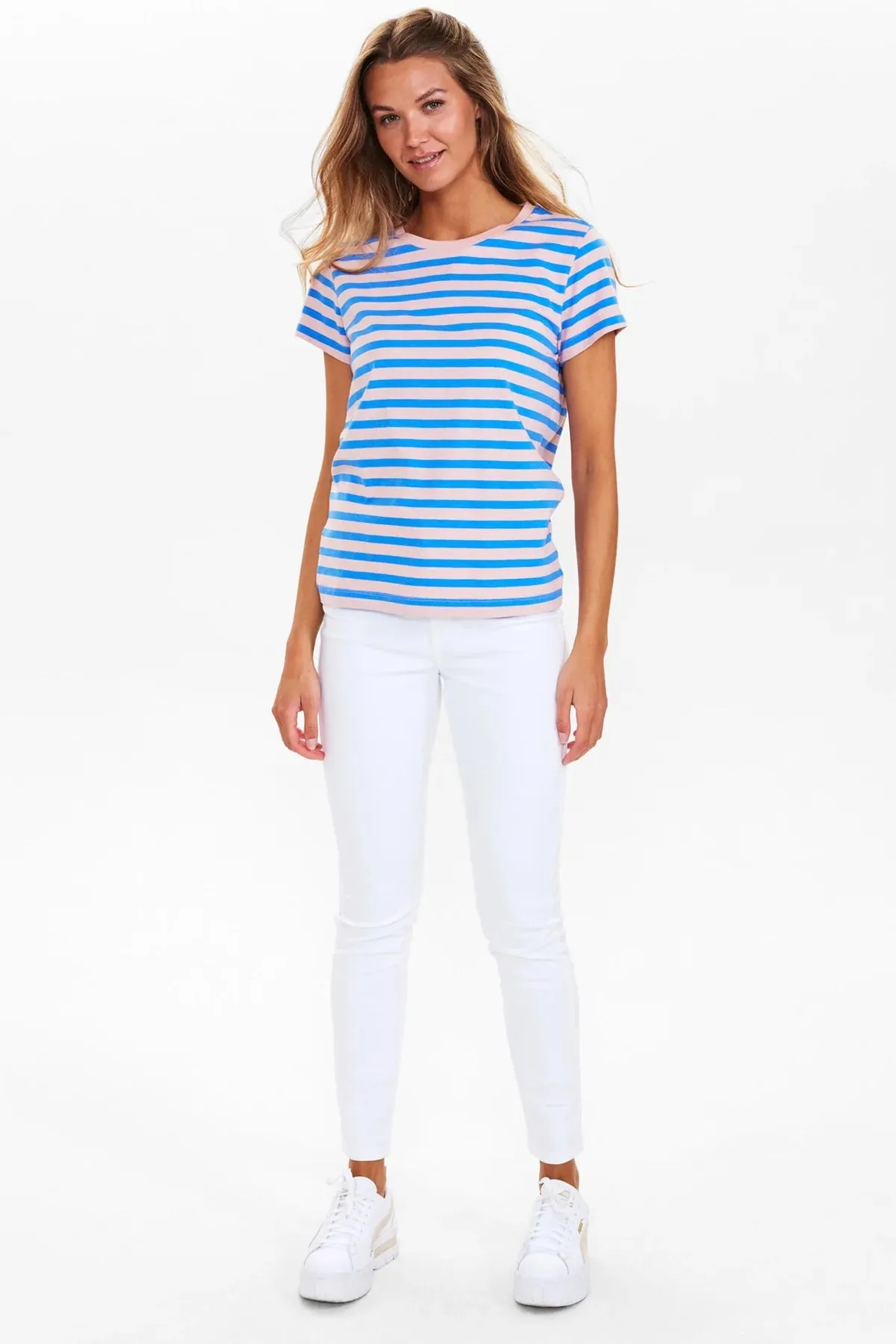 NUDAIMI T-SHIRT -Palace blue stripe T Shirt