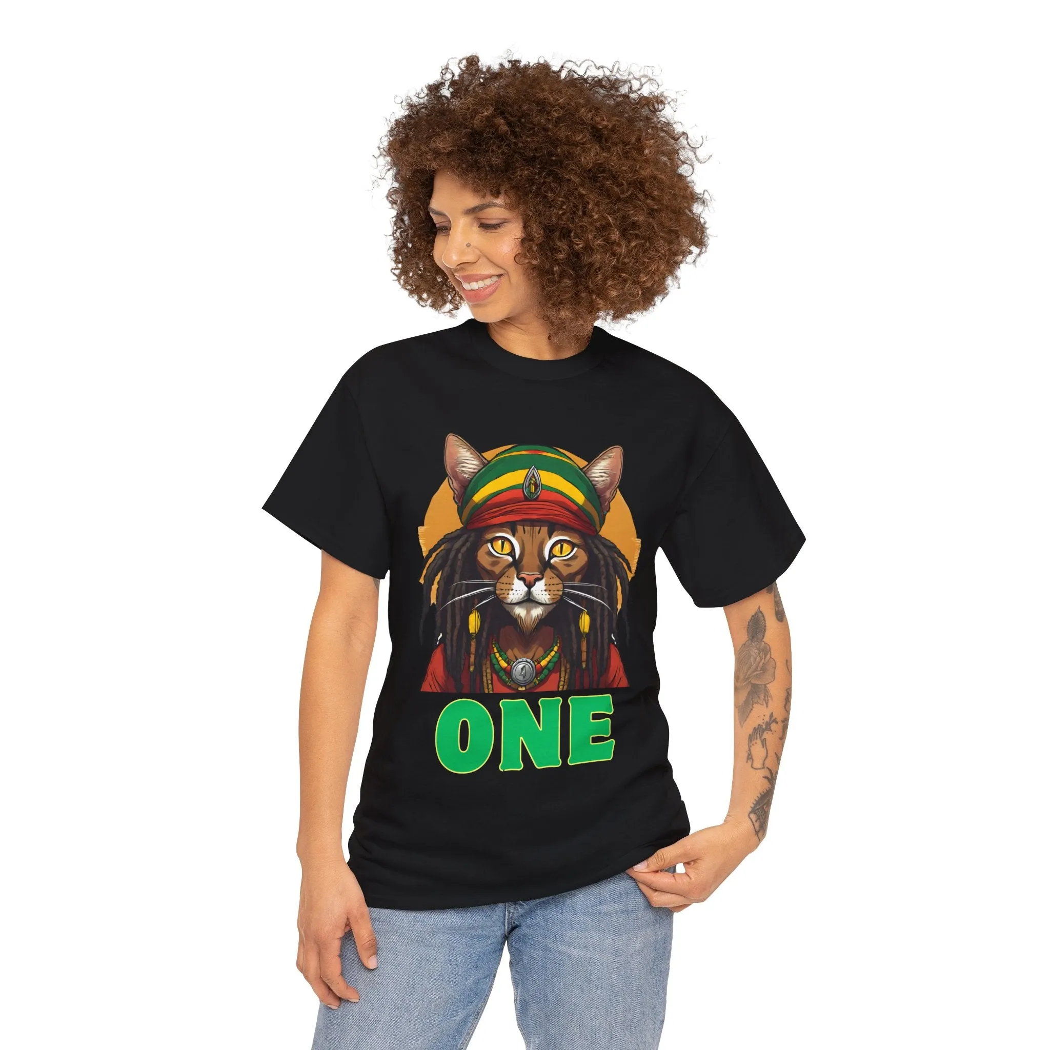 One (Design 3) - Unisex Heavy Cotton Tee