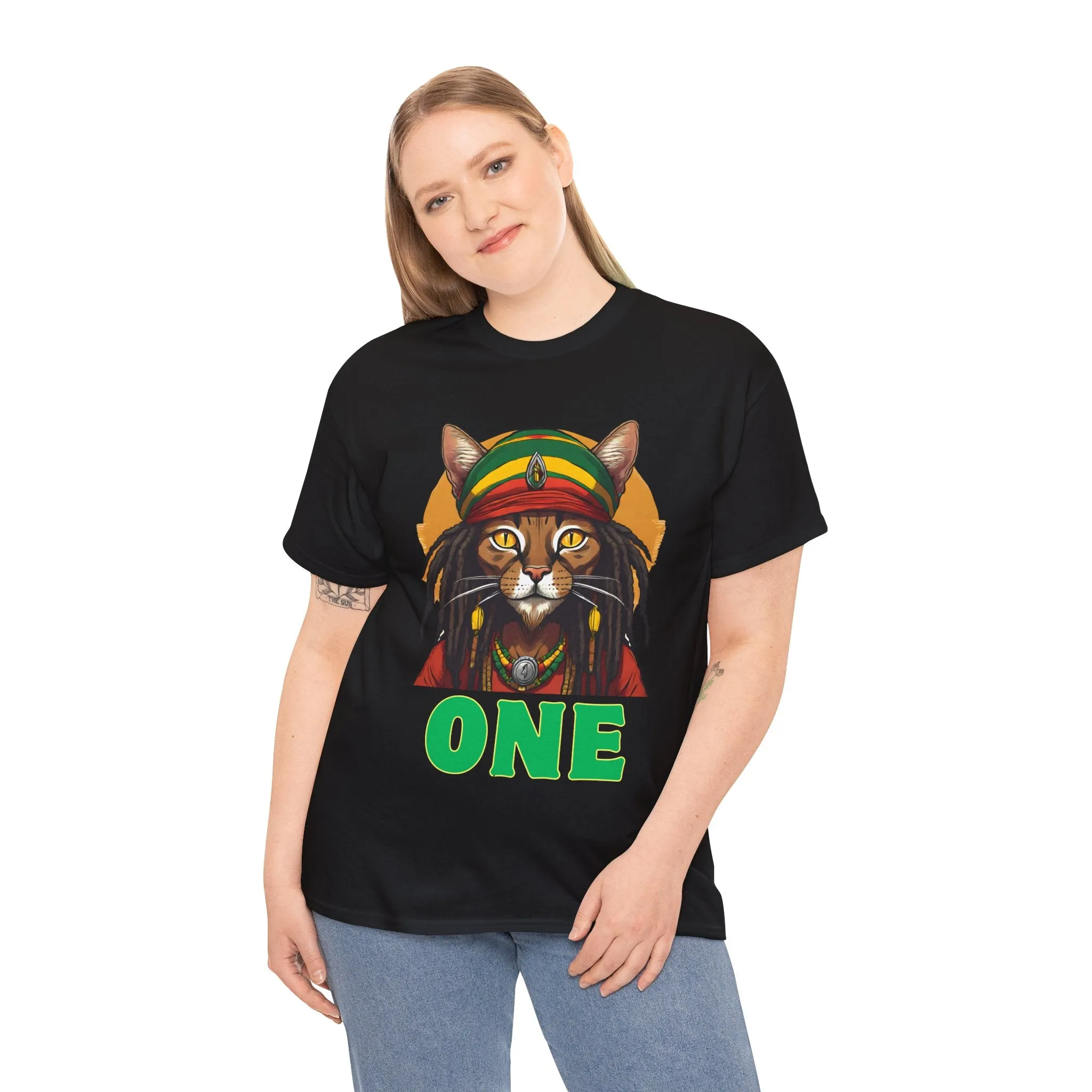 One (Design 3) - Unisex Heavy Cotton Tee