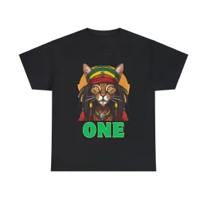 One (Design 3) - Unisex Heavy Cotton Tee