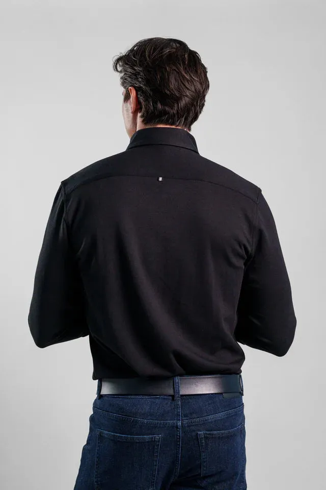 Origin Pique Long Sleeve - Black