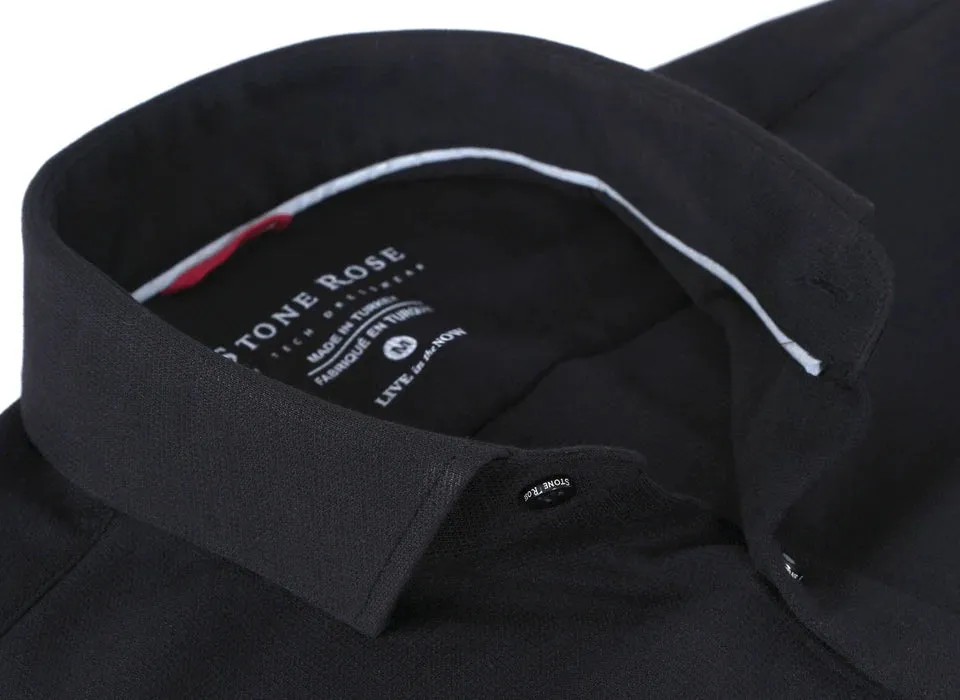 Origin Pique Long Sleeve - Black