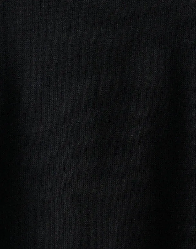 Origin Pique Long Sleeve - Black