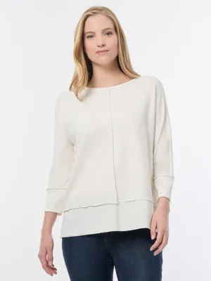 Petite Seam Detail Dolman Tunic, Serenity Knit