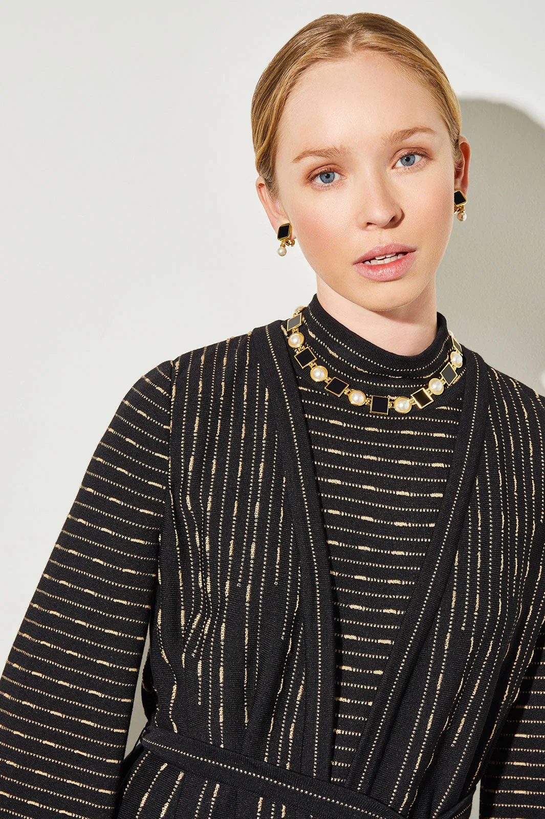 Plus Size Belted Jacket - Shimmer Soft Knit