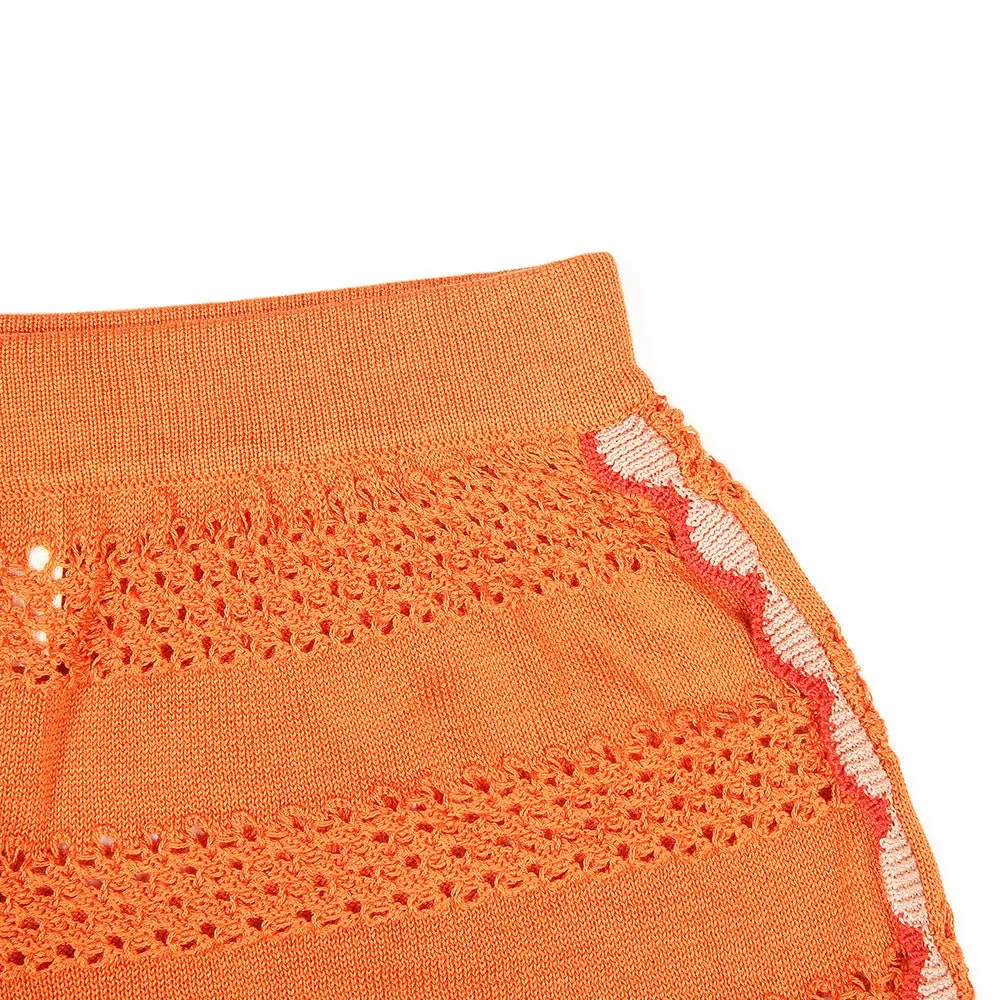 Shell Shorts Coral by Knit Planet
